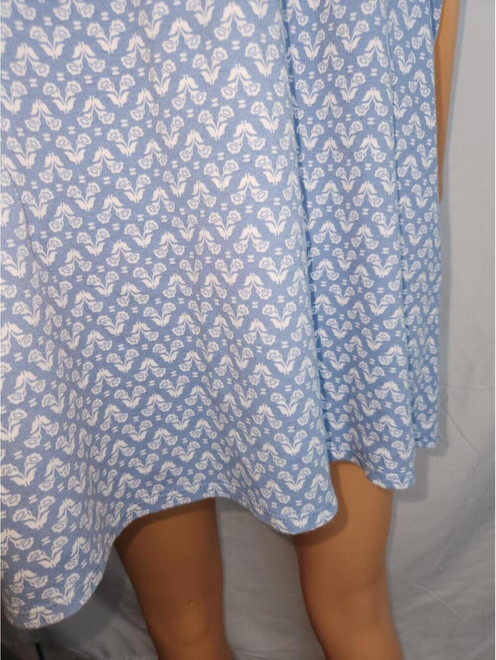 Croft & Barrow, Size  3x, classic tee, short sleeve, comfy, light blue - Picture 8 of 16